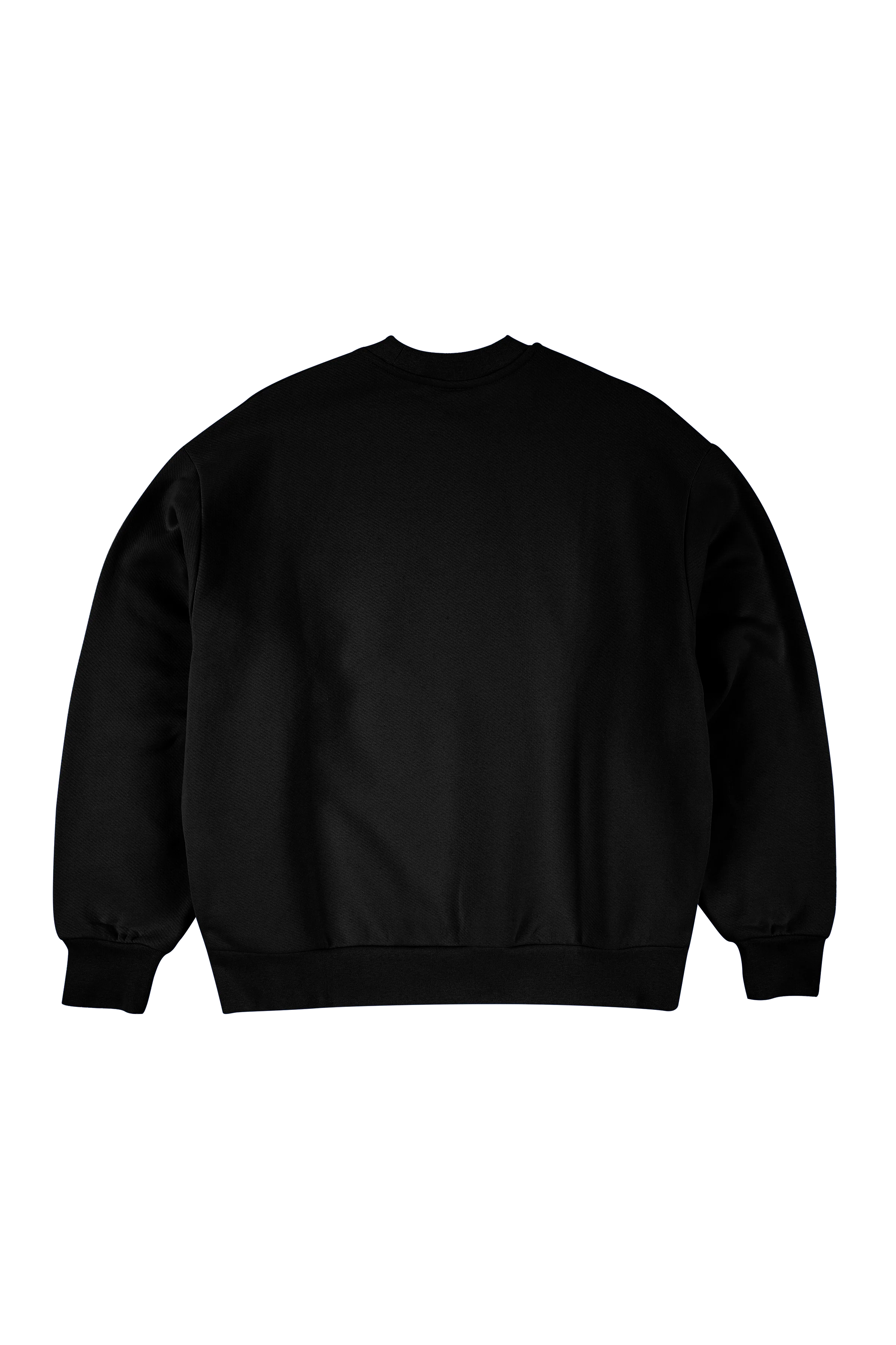COLLEGE CREW SWEAT - BLACK - Image 2