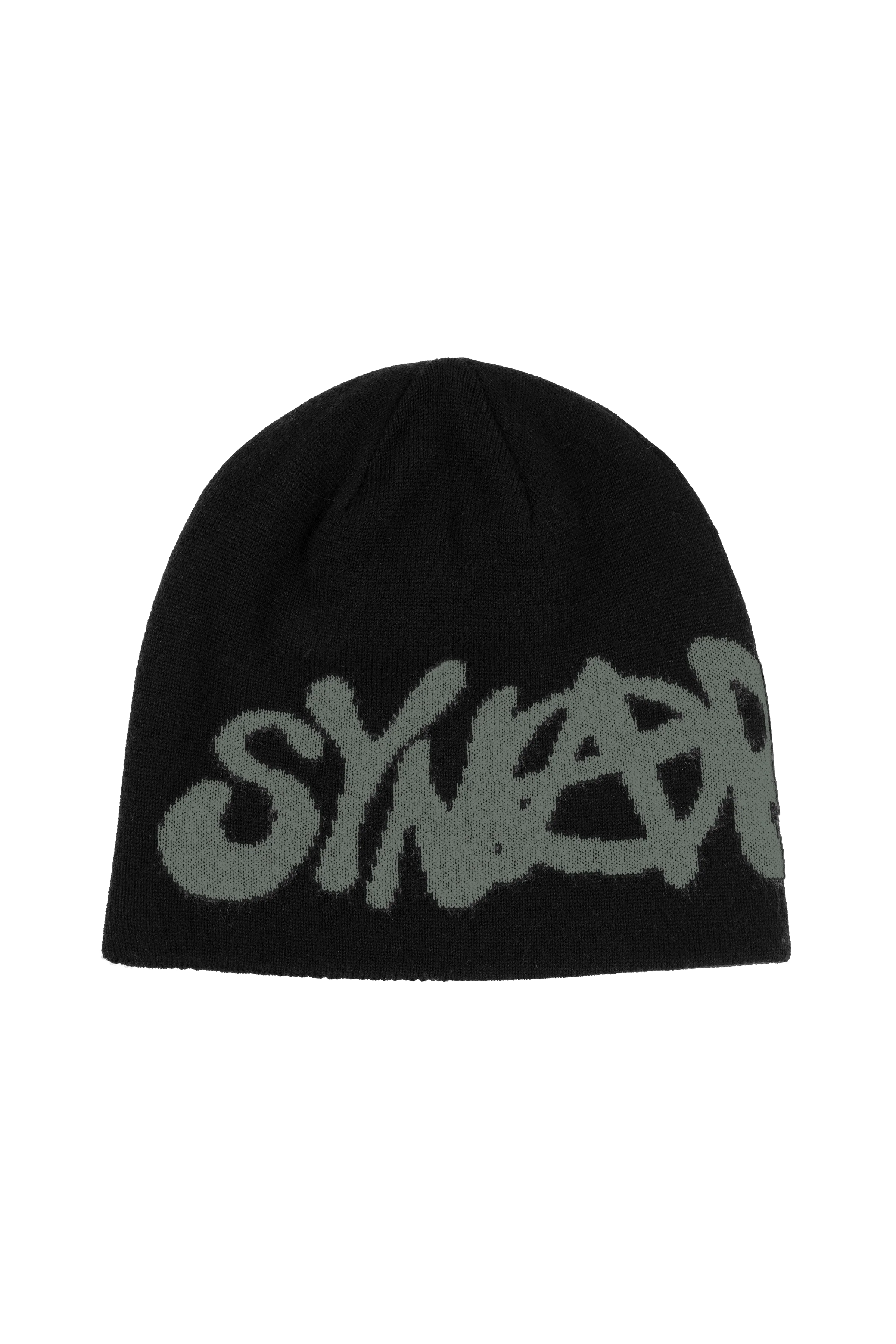 SYNARCHY BEANIE - BLACK/GREY REVERSIBLE